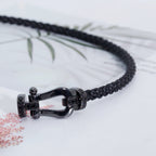 FORCE Große Serie Schwarzes Samurai-Armband