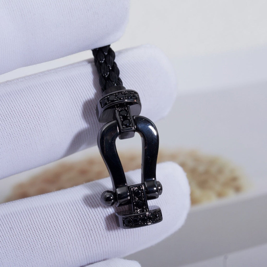 FORCE Große Serie Schwarzes Samurai-Armband