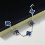 Lucky Clover 5-Motif Bracelet - Pietersite Collection