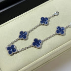 Lucky Clover 5-Motif Bracelet - Pietersite Collection