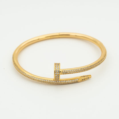 Juste un Clou 3.5mm Full Pavé Nail Bangle
