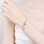 Elegant Bow-Knot Moissanite Bracelet