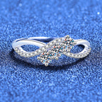 Intertwining Love Moissanite Ring