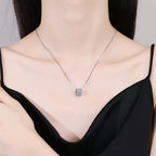 Elegant Slim-Waist Moissanite Necklace