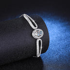 "Pigeon's Egg" Teardrop Moissanite Bracelet