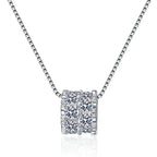 Elegant Slim-Waist Moissanite Necklace