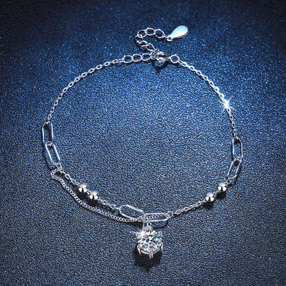 Classic Solitaire Moissanite Bracelet