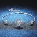 Clover Lucky Charm Moissanite Bracelet