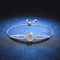 "Pigeon's Egg" Teardrop Moissanite Bracelet