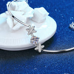 Elegant Bow-Knot Moissanite Bracelet
