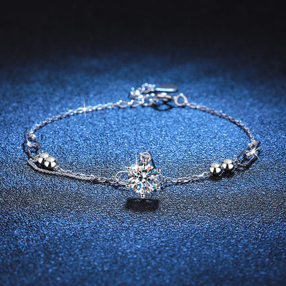 Classic Solitaire Moissanite Bracelet