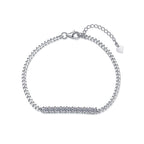 Smiling Curve Moissanite Bracelet