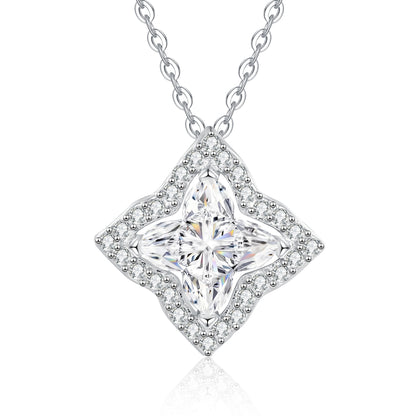 Star-Clover Moissanite Necklace