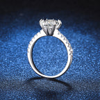 Bold Tiger Claw Moissanite Engagement Ring
