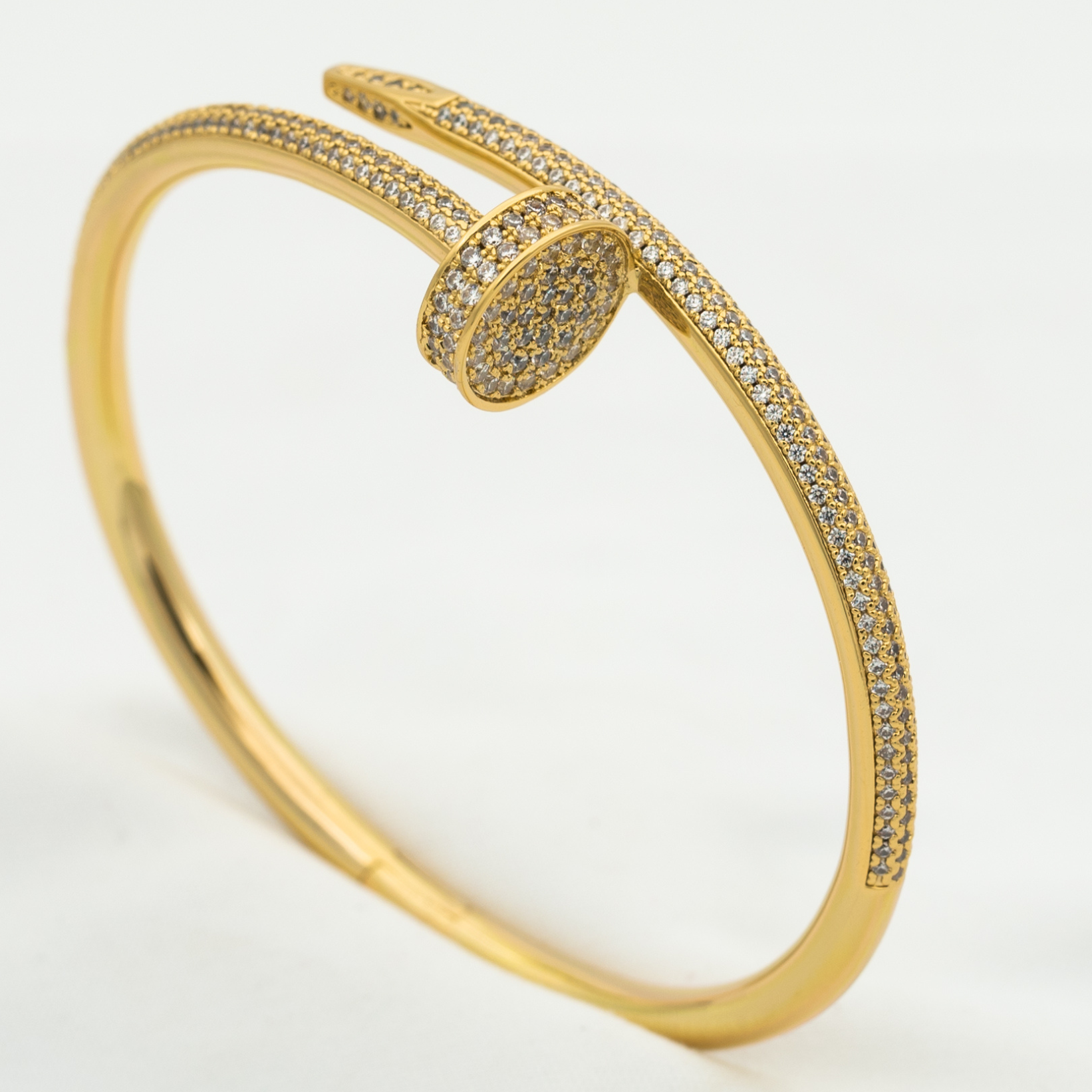 Juste un Clou 3.5mm Full Pavé Nail Bangle