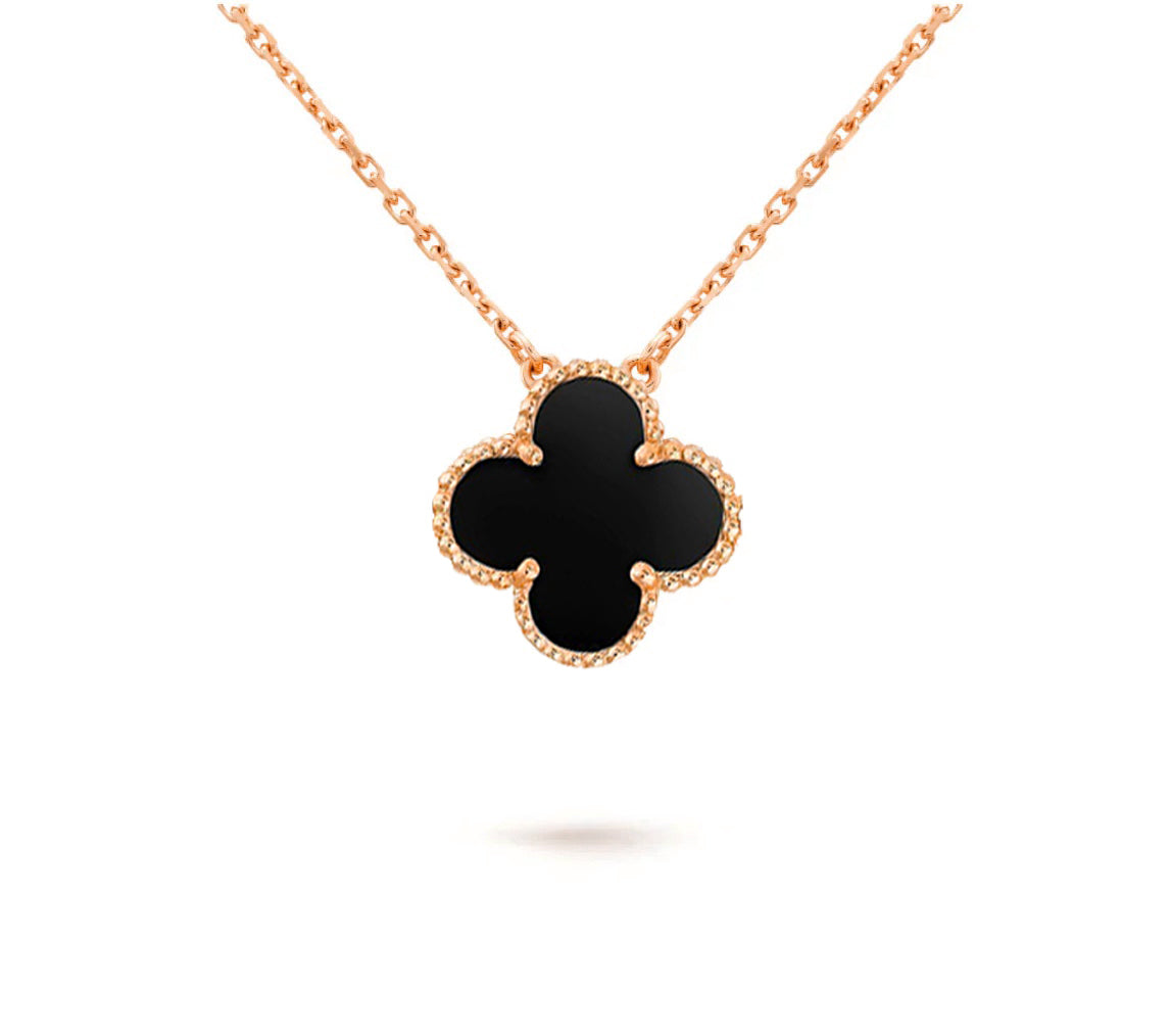 15mm Clover Flower Pendant Necklace Collection