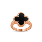 Lucky Clover Vintage Roségoldring-Kollektion
