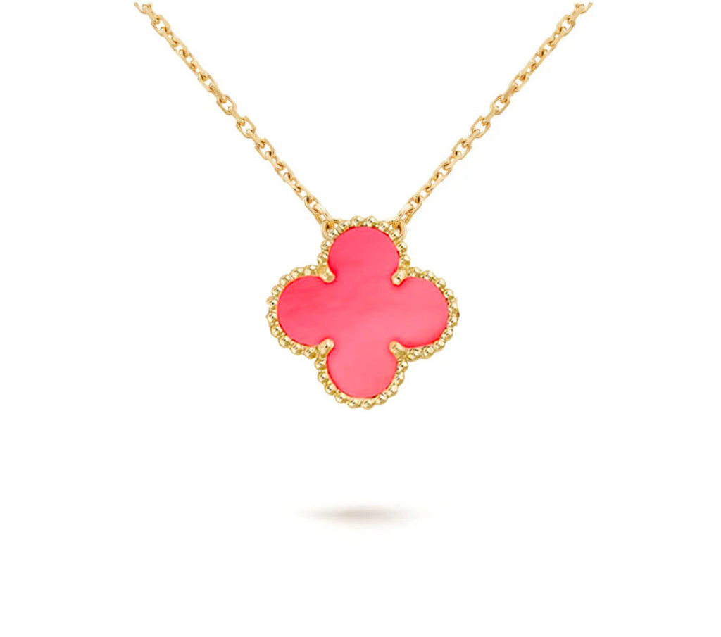 15mm Clover Flower Pendant Necklace Collection