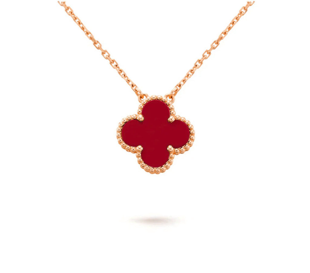 15mm Clover Flower Pendant Necklace Collection