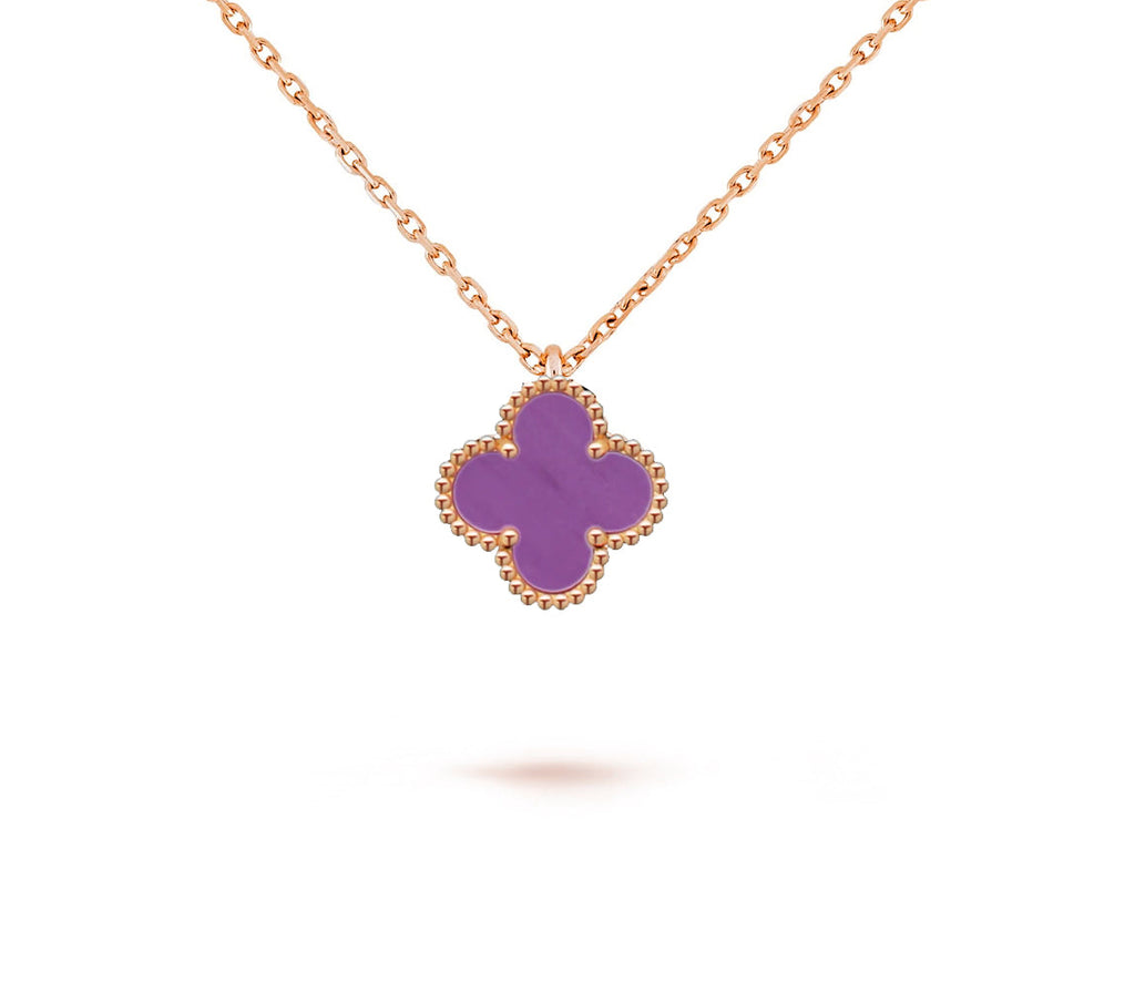 9.5mm Mini Clover Pendant Necklace Collection