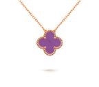 15mm Clover Flower Pendant Necklace Collection