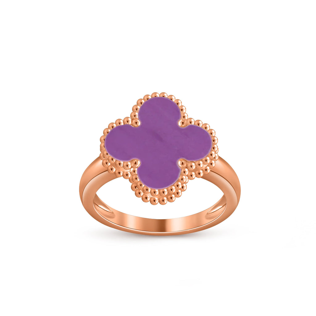 Lucky Clover Vintage Roségoldring-Kollektion