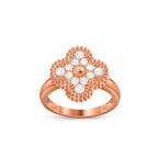 Lucky Clover Vintage Roségoldring-Kollektion