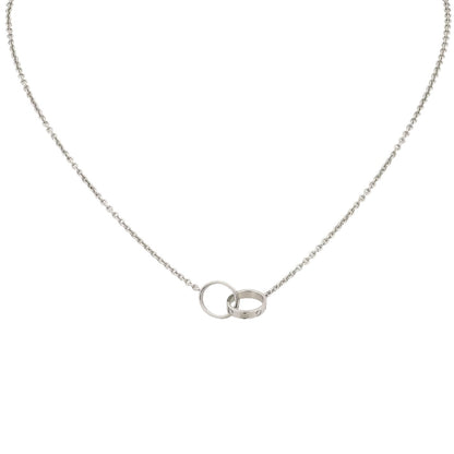 Love Double-Ring Interlocked Necklace