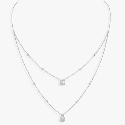 Meine zweireihige Diamantkette Twin