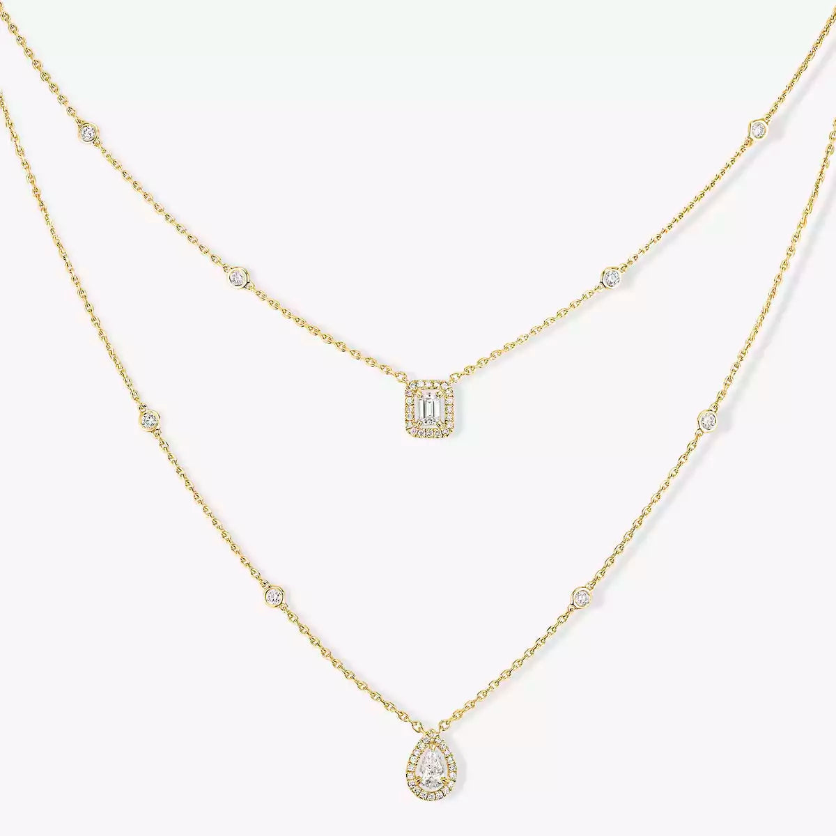 Meine zweireihige Zwillings-Diamantkette – Talisman für Dualität und Selbstreflexion