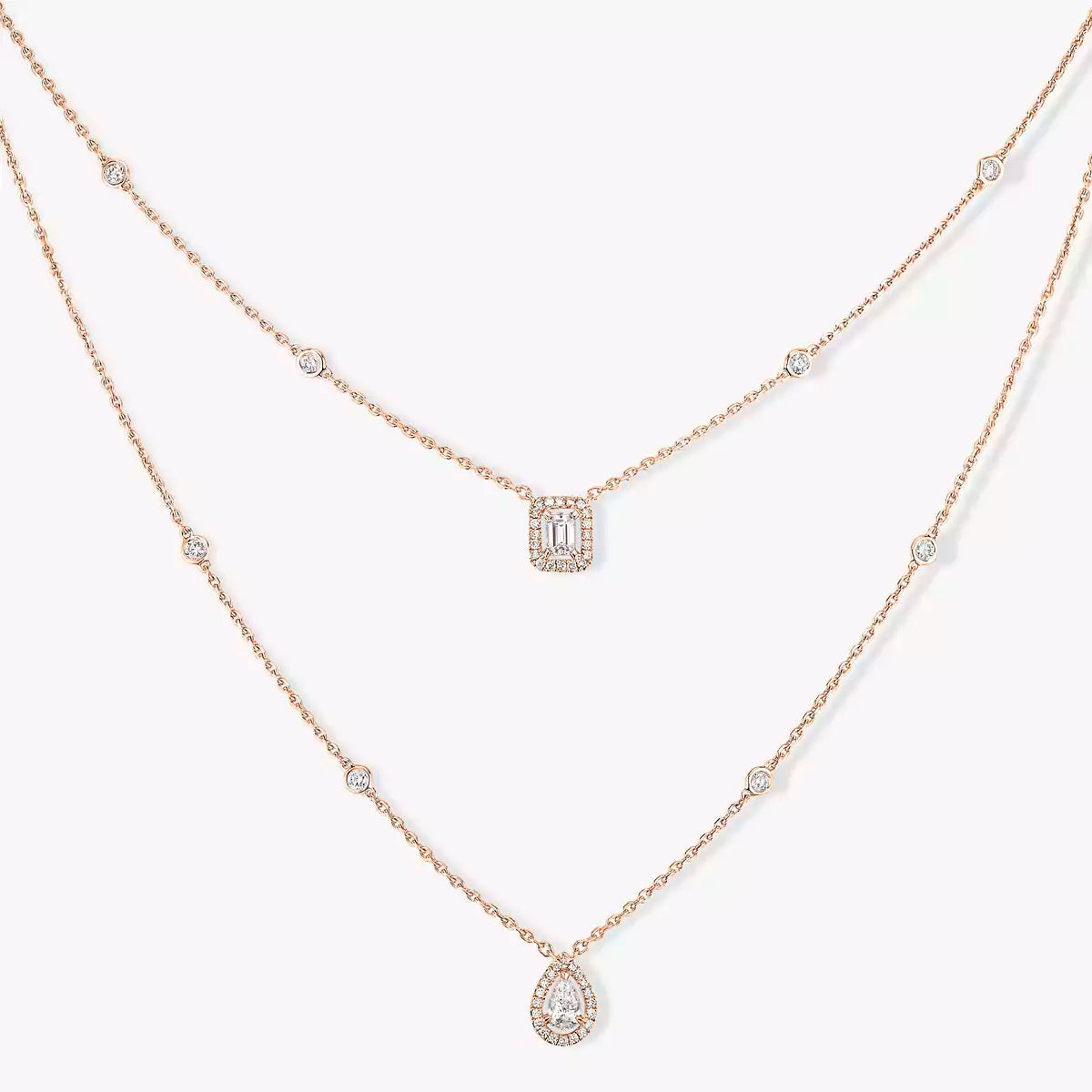 Meine zweireihige Zwillings-Diamantkette – Talisman für Dualität und Selbstreflexion