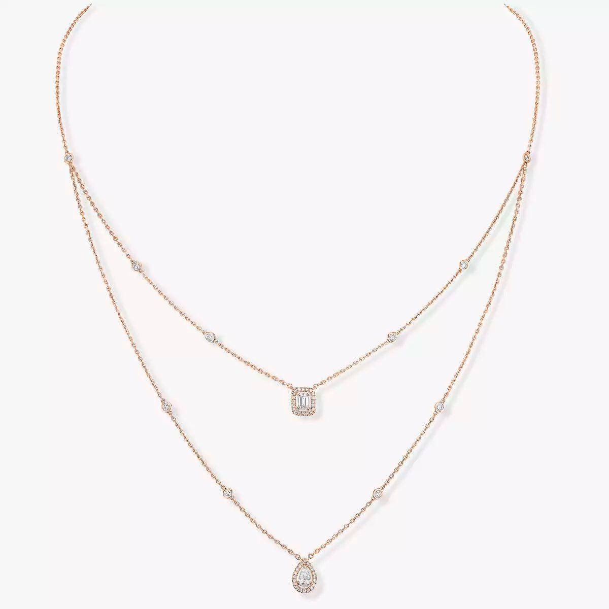 Meine zweireihige Zwillings-Diamantkette – Talisman für Dualität und Selbstreflexion