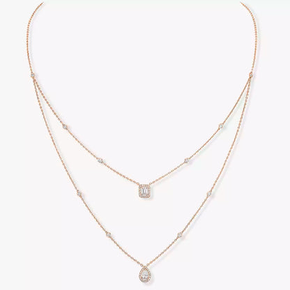 Meine zweireihige Diamantkette Twin