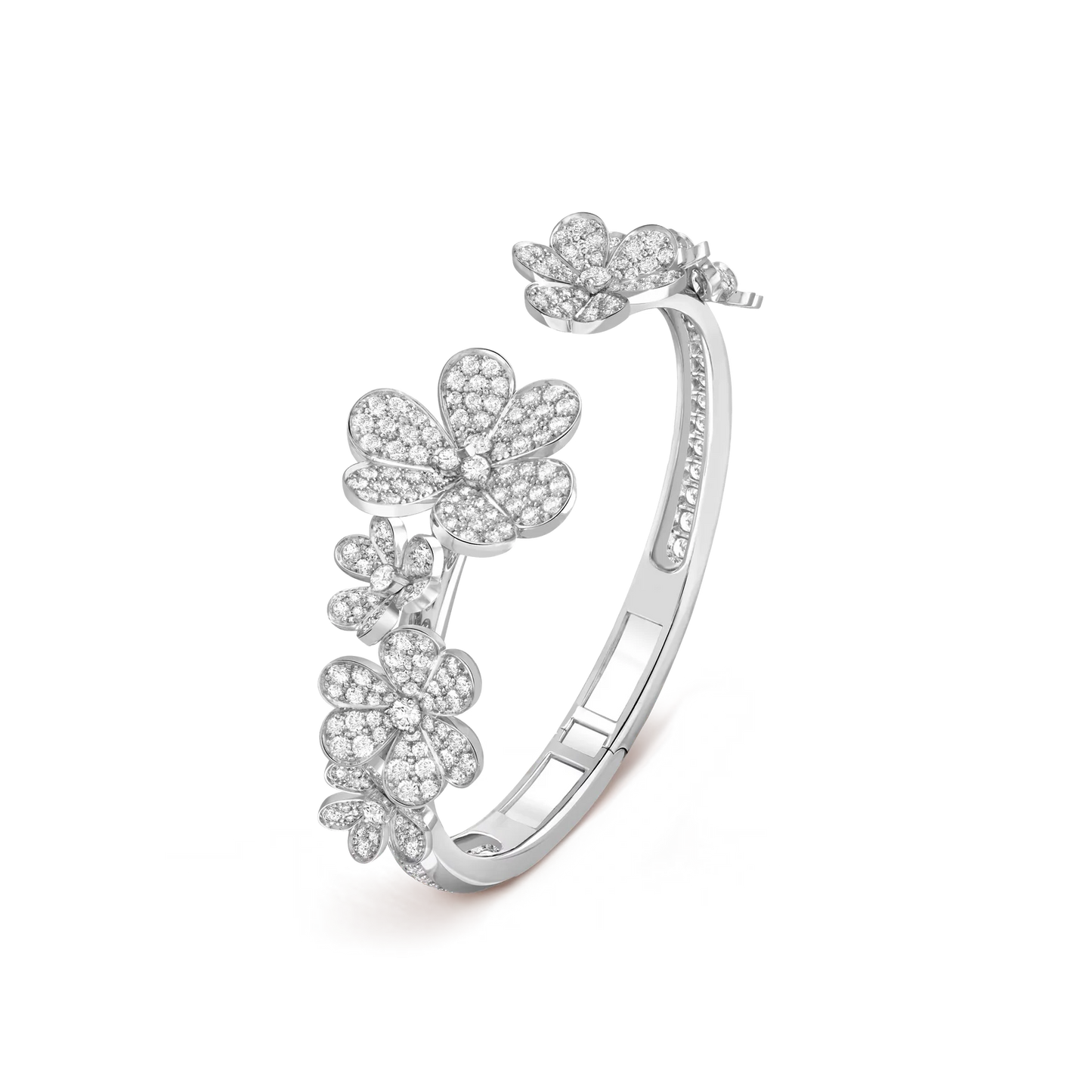 Luminous Blossom Open Bangle