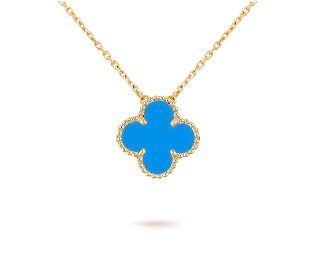 15mm Clover Flower Pendant Necklace Collection