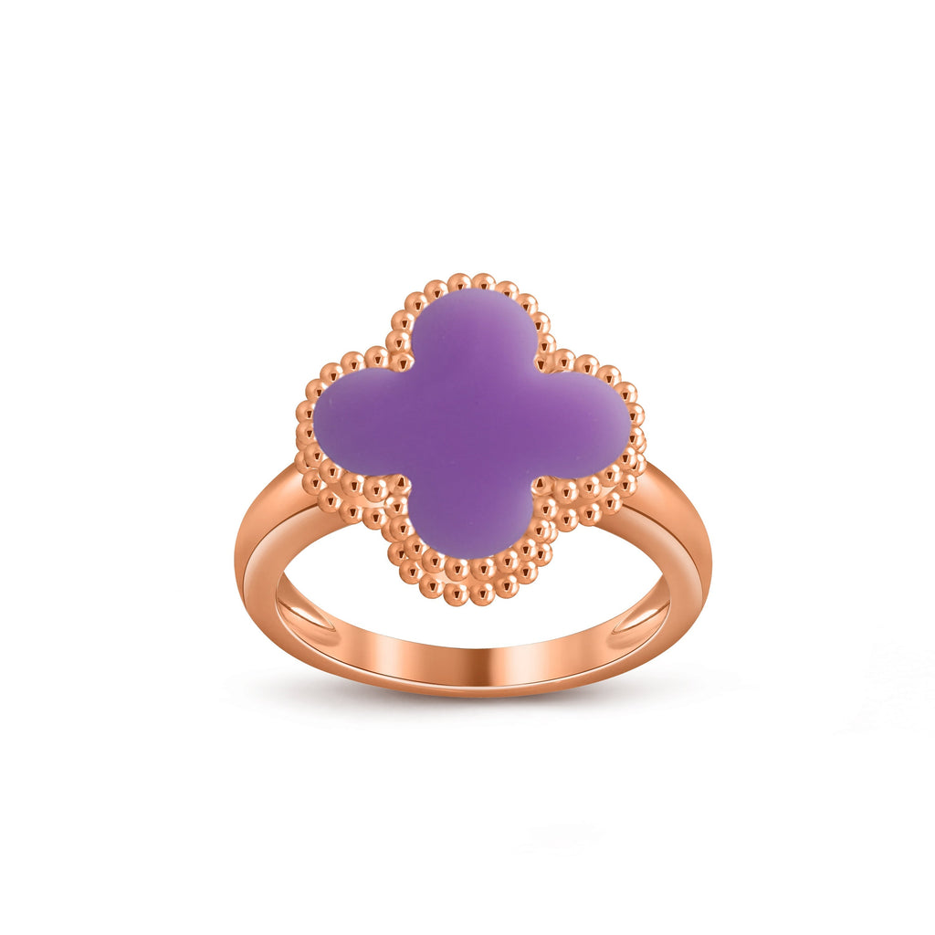 Lucky Clover Vintage Roségoldring-Kollektion
