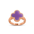 Lucky Clover Vintage Roségoldring-Kollektion
