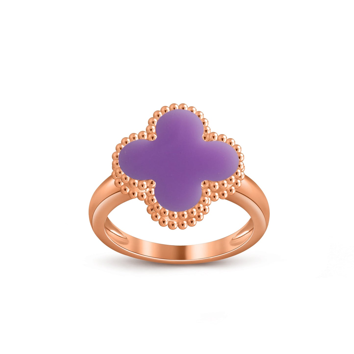 Lucky Clover Vintage Roségoldring-Kollektion