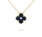 15mm Clover Flower Diamond Pendant Necklace Collection