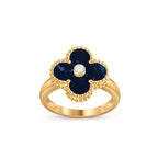 Lucky Clover Diamond-Accent Gold Ring Collection
