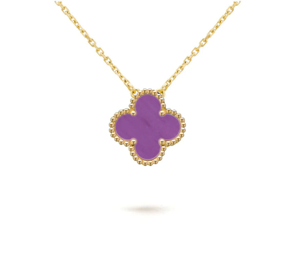 15mm Clover Flower Pendant Necklace Collection