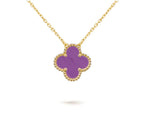 15mm Clover Flower Pendant Necklace Collection