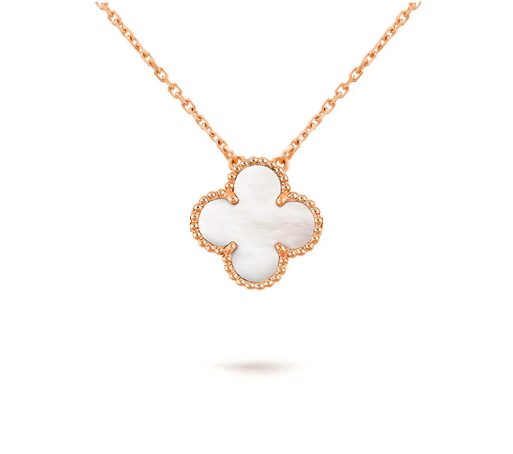 15mm Clover Flower Pendant Necklace Collection