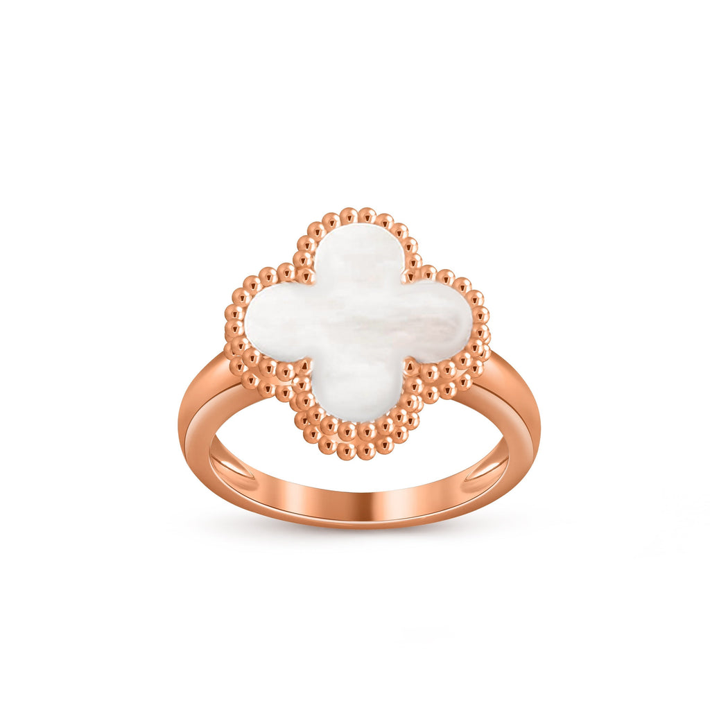 Lucky Clover Vintage Roségoldring-Kollektion