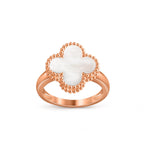 Lucky Clover Vintage Roségoldring-Kollektion