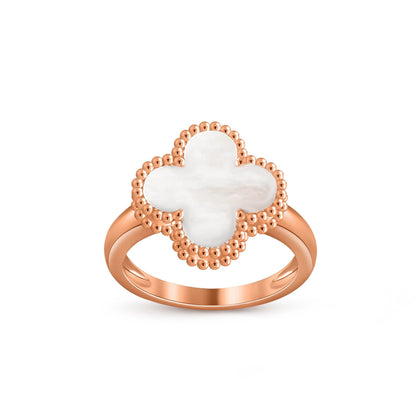 Lucky Clover Vintage Roségoldring-Kollektion