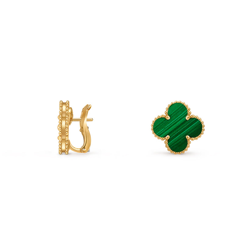 15mm Clover Flower Stud Earrings - Signature-Gold Collection