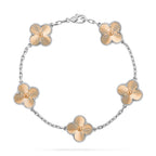 Lucky Clover 5-Motif Bracelet - Laser Collection