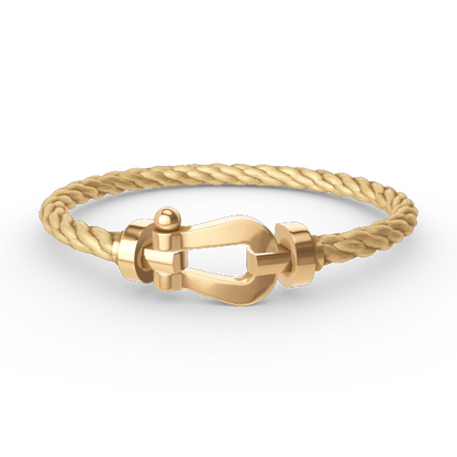 FORCE Large Horseshoe Bracelet - Gold