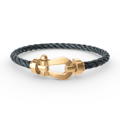 FORCE Large Horseshoe Bracelet - Gold
